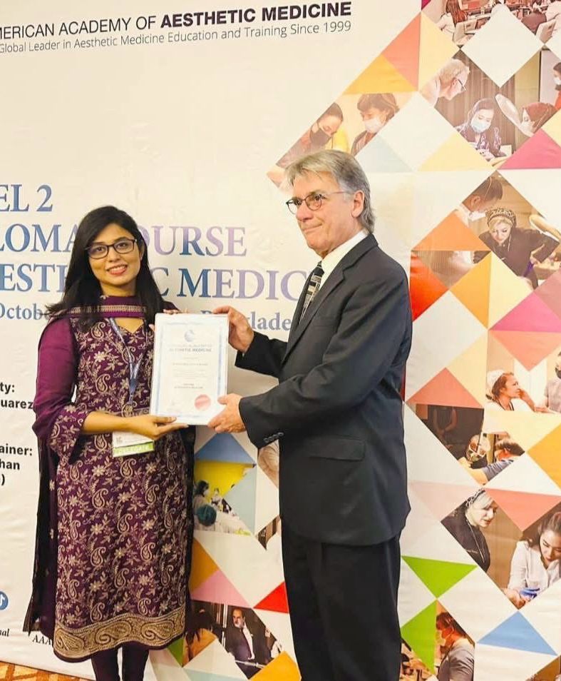 International aesthetic medicine training certificate